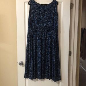 Dress Barn ruched waisted dress